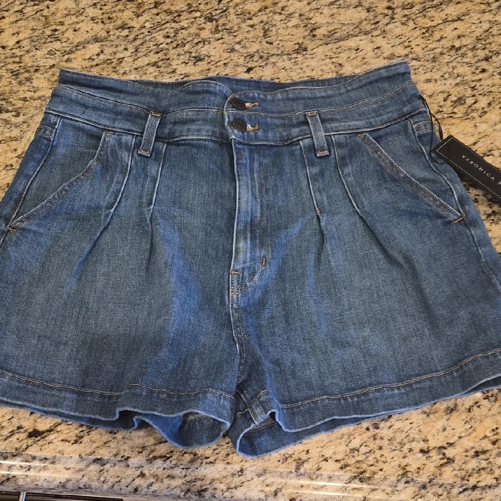 Veronica Beard Classic Blue Jean Shorts